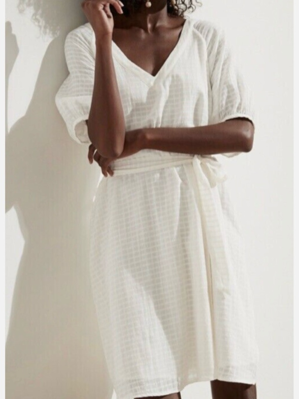 Banana Republic Textured Gauzy Cotton Mini Sun Dress NWT